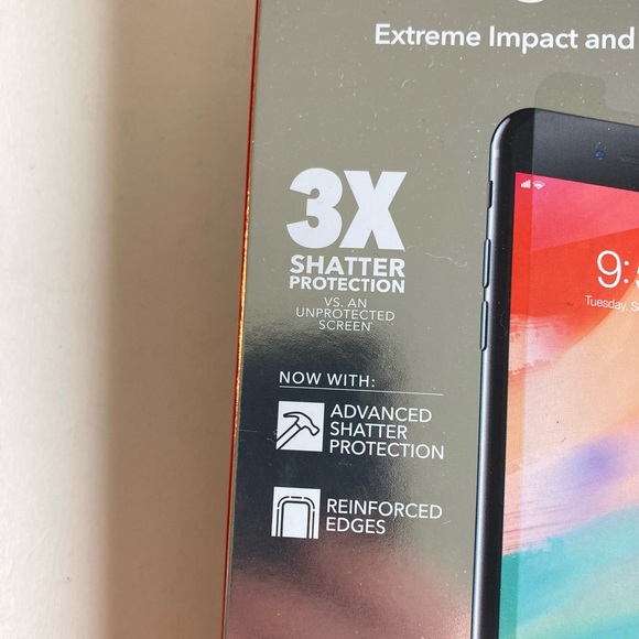 3 Glass + Extreme Impact and Scratch Protection for iPhone 7 8 6 Plus - Picture 2 of 6